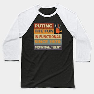 idea for ot , retro vintage occupational therapy Baseball T-Shirt